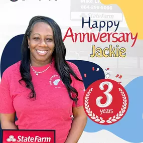 Celebrating 3 years with Jackie!