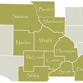 Whitetail Land Surveying Service Area