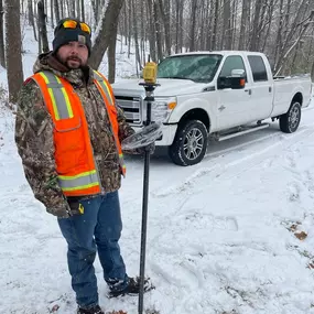 Land Surveying in Winter