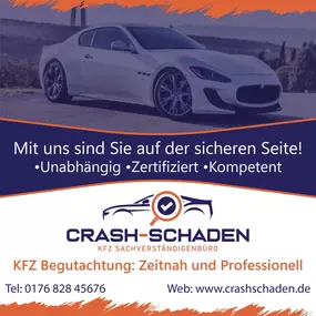 Bild von Crash Schaden KFZ Gutachter / KFZ Sachverständigenbüro