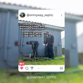 Bild von On My Way Septic Inc Grease Trap