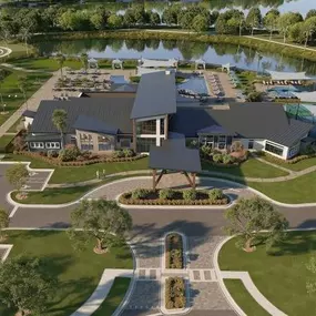 The Lodge at River Reserve Amenity Campus Rendering