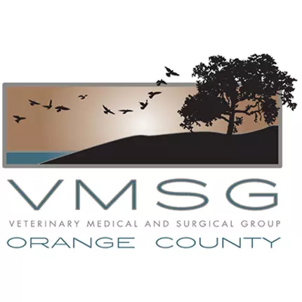 Logotyp från Veterinary Medical and Surgical Group (Orange County)