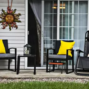 Shaker Run Apartment Patio