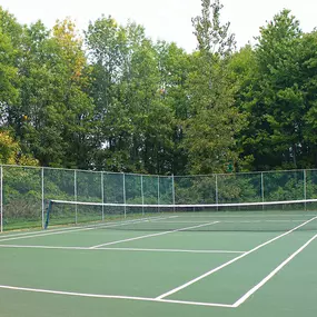 Tennis Courts at The Woodlands Apartments in Latham NY