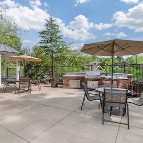 Poolside Grilling Area