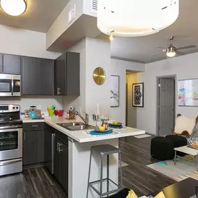 Kitchen with Stainless Steel Appliances