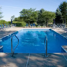 Pool at partridge hill apartments