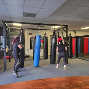 High-energy Bag Class featuring heavy bag training combined with intense plyometric and cardio-based exercises, designed to build striking power, endurance, and overall conditioning.