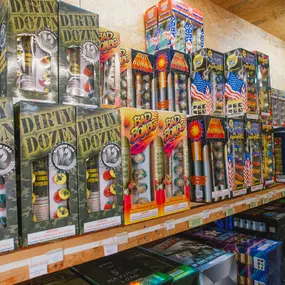 North GA Fireworks Shelves