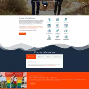 Website Designed for Atlanta based Health Care Provider