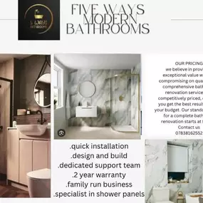 Bild von Five Ways Modern Bathrooms