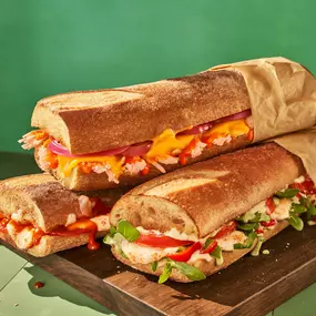 Panera Toasted Baguette Sandwiches