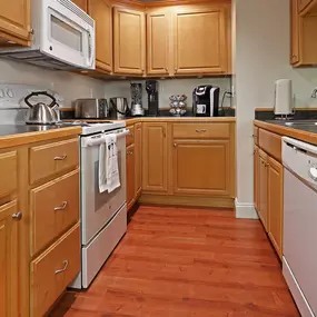 Beautiful wood cabinets