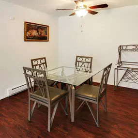 Separate dining area