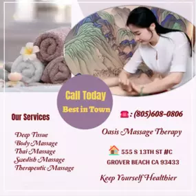 Asian Body Massage helps to relax the entire body, increases circulation of the blood and 
treats emotion, mind and spirit.