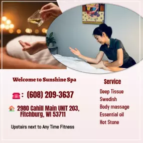 Massage techniques are commonly applied with hands, fingers, 
elbows, knees, forearms, feet, or a device. 
The purpose of massage is generally for the treatment of 
body stress or pain.