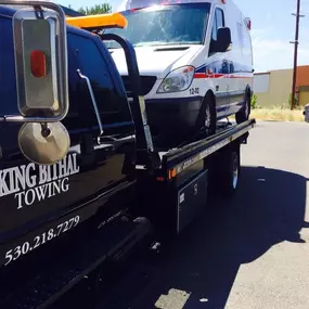 At King Bithal Towing, we offer flatbed towing services designed to transport your vehicle safely and securely. Our team is equipped to handle a variety of vehicles with care, ensuring they reach their destination in excellent condition. Trust us for professional and reliable flatbed towing assistance.