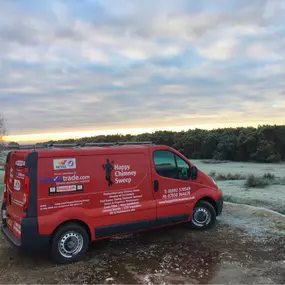 Our branded vehicle ready for service, emphasizing reliability and professionalism.