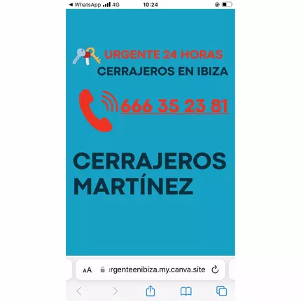 Logo od Cerrajeros Martinez 24 horas Ibiza