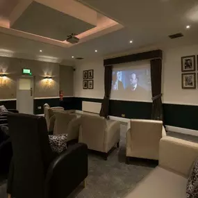 The cinema room