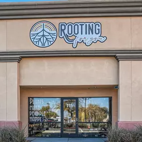 Rooting For You is conveniently located at 2380 N. Buffalo Dr., Las Vegas, NV within the Wolf Creek Plaza.