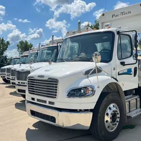 Fleet of Automated Sideload Trucks Ready for Action