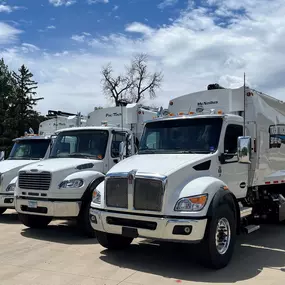 Rear Load Trucks Trucks Ready for Action