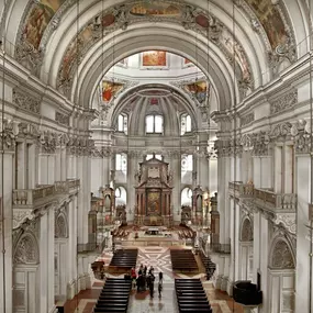 Blick von der Domorgelempore | DomQuartier Salzburg Rundgang