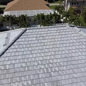 Tile roof installed for a customer in Trinity Florida