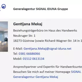 Generalagentur SIGNAL IDUNA Gruppe Gentijana Mekaj