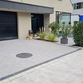 Eingangsbereich vor dem Umbau | Gartenbau Wimmer GmbH in München