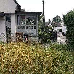 Eingangsbereich vor den Umbauten | Gartenbau Wimmer GmbH in München