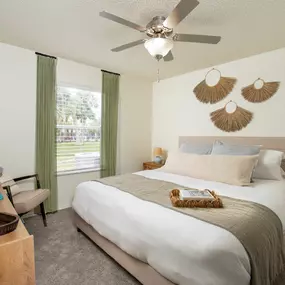 Bedroom with window