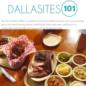 Dallasites 101 are Big Fans of Big Al's BBQ