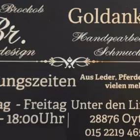 Bild von Kim Brockob Br.design Goldankauf und Verkauf von Handgearbeiteten - Schmuck - Unikate aus Leder und Pferdehaar