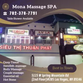 Our traditional full body massage in Las Vegas, NV 
includes a combination of different massage therapies like 
Swedish Massage, Deep Tissue,  Sports Massage,  Hot Oil Massage
at reasonable prices.