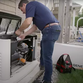 Installing home stand by generator