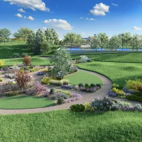 Beautiful community botanical gardens
