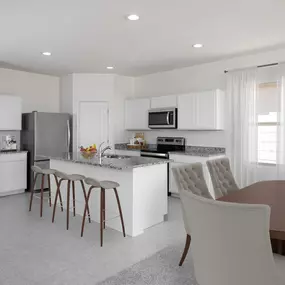 Experience simplicity with our energy-efficient interiors and brand-new appliances, designed for your convenience.