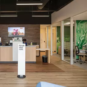 The lobby of the Berkner High School CUTX SMART Branch