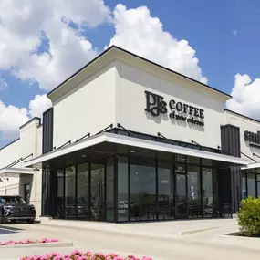 PJ's coffee drive thru near Camden Leander apartments in Leander, TX