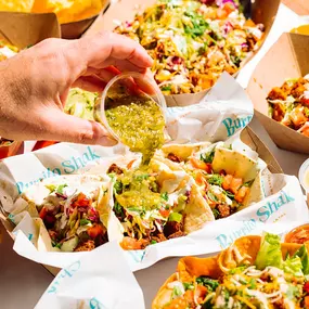 Loaded tacos taste best with our fresh salsa!