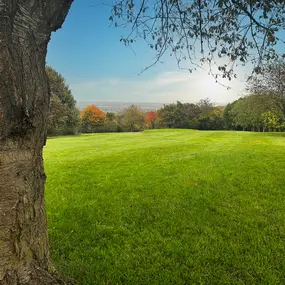 A short downhill par 3 will play slightly longer than the yardage, playing to a small rear elevated green that can cause a tricky recovery shot if you miss left or long as it will roll down the bank into the rough.