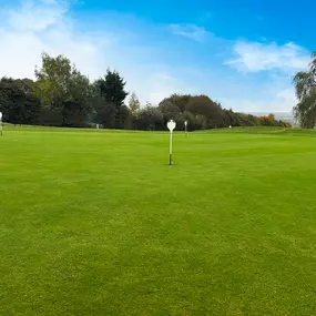 Birley Wood Golf Course putting green.
