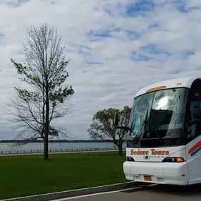 56-Passenger Motorcoach on the Road