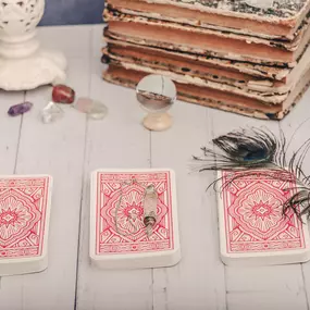 A Tarot Card Reading looks into your past, present, and future. It can reveal unexpected events in your home, private life, work, career, and love life. You will get answers to three questions.