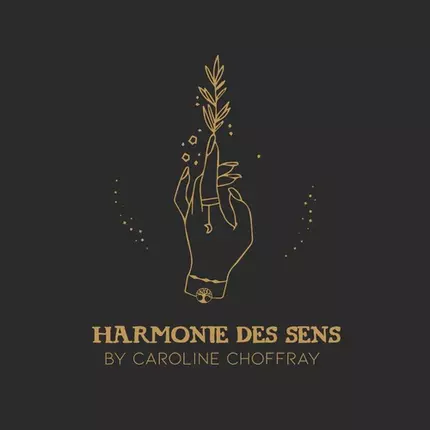 Logo de Harmonie des Sens by Caroline Choffray