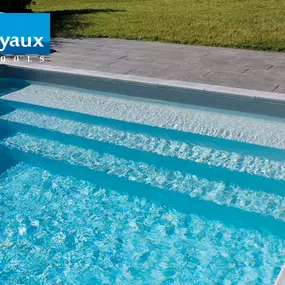 Desjoyaux Pools - Outdoor Garden Swimming Pool With Full Width Steps