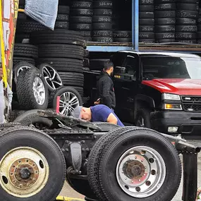 We carry a wide selection of high-quality tires for all types of vehicles, from passenger cars to heavy trucks. Our expert technicians provide professional tire installation to ensure proper fitment and optimal performance.